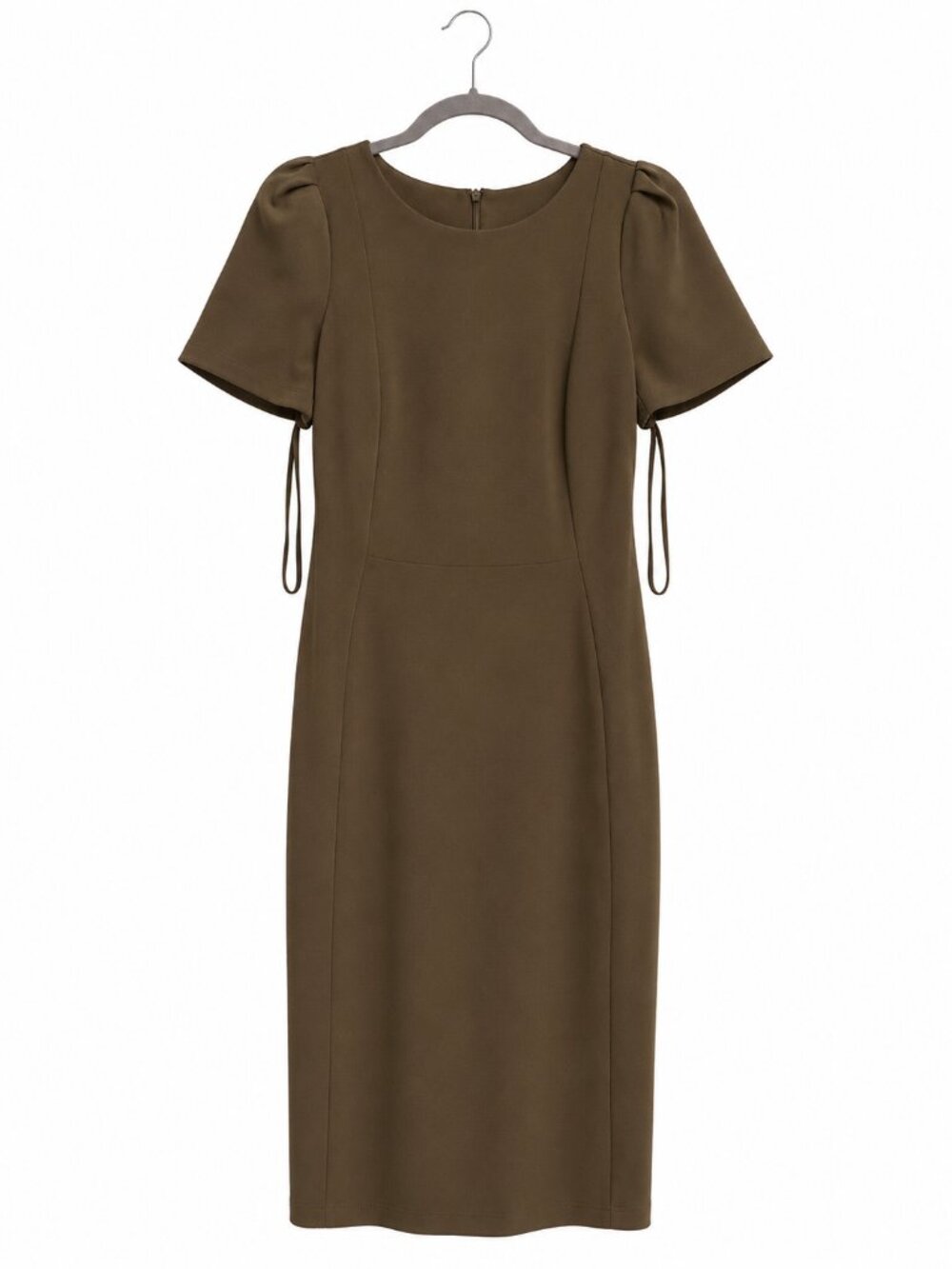 Calvin Klein Olive Green Sheath Dress